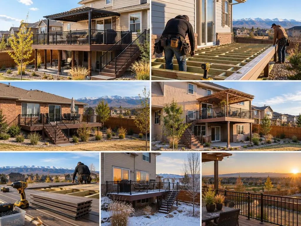 Composite Deck Building in Aurora, CO