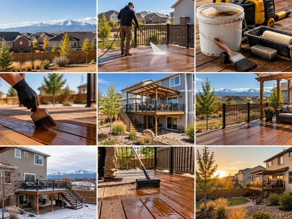 Deck Staining & Sealing in Aurora, CO